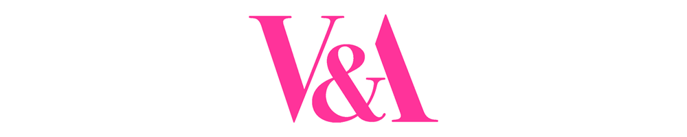 V&A Logo in hot pink